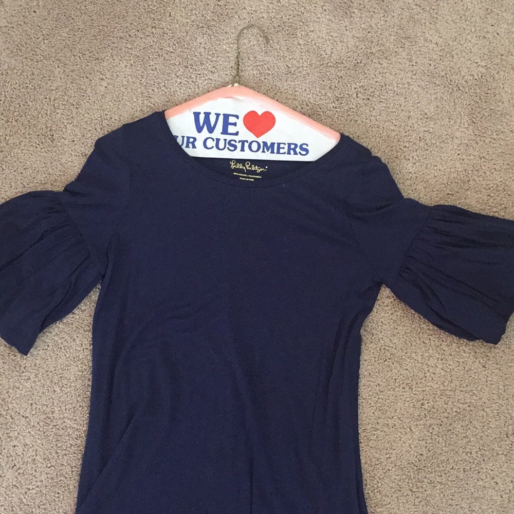 Lilly Pulitzer womens navy dress XS